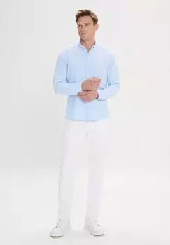 Рубашка Gofre AC&CO / ALTINYILDIZ CLASSICS, синяя