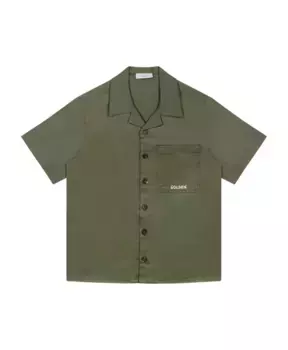 Рубашка Golden Goose, зеленый
