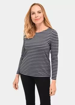 Рубашка GOLDNER Ringelshirt, цвет marine/grau