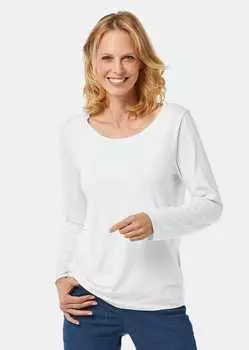 Рубашка GOLDNER Rundhalsshirt, белый