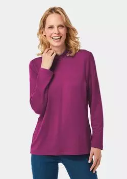 Рубашка GOLDNER Stehbundshirt, цвет cyclam