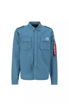 Рубашка городская военная рубашка Alpha Industries, синий