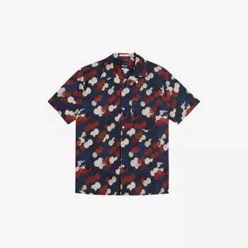 Рубашка Goyt из эластичного хлопка с короткими рукавами и точечным принтом Ted Baker, мультиколор