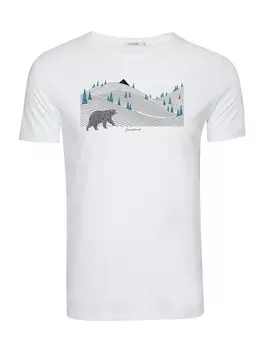 Рубашка GREENBOMB Animal Bearland, белый