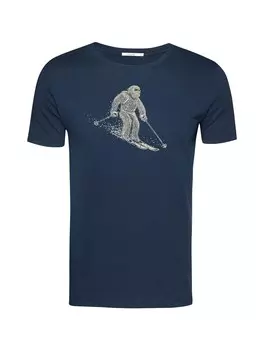Рубашка GREENBOMB Animal Yeti Ski, темно-синий