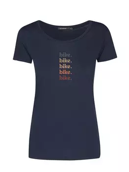 Рубашка GREENBOMB Bike Bike Bike, морской синий