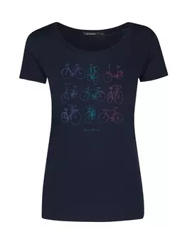 Рубашка GREENBOMB Bike Choice, цвет Blue/marine blue