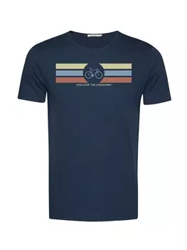 Рубашка GREENBOMB Bike Discover, цвет Blue/Smoke blue