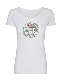 Рубашка GREENBOMB Nature Forest Life, белый