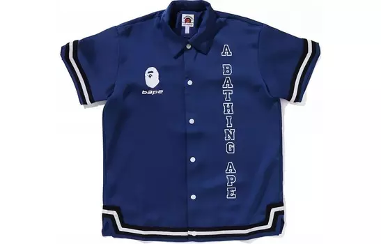 Рубашка GS A Bathing Ape, синий