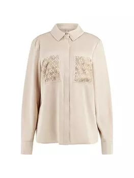 Рубашка GUESS Blouse, бежевый