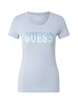 Рубашка GUESS, цвет Aqua/Dusty blue