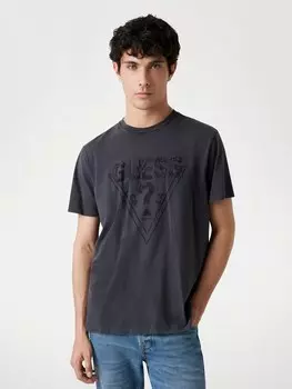 Рубашка GUESS, цвет Black/mottled black
