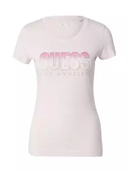 Рубашка GUESS, цвет Light pink/Dark pink