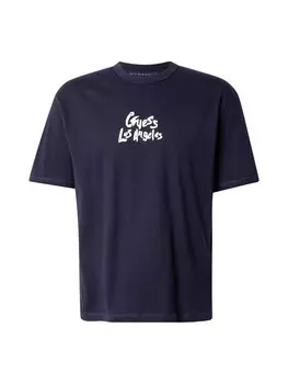 Рубашка GUESS, цвет marine blue/Light blue