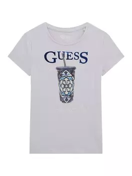 Рубашка GUESS, цвет Navy/Pastel blue