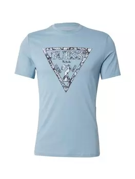 Рубашка GUESS, цвет Navy/Pastel blue