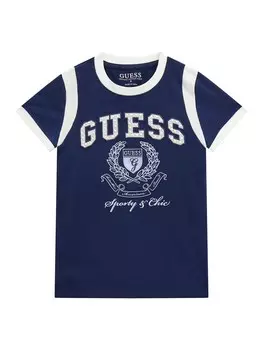 Рубашка GUESS, цвет Night blue/Pastel blue