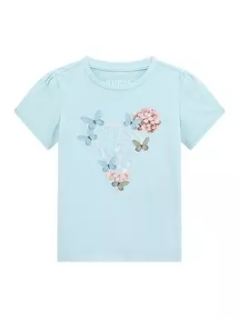 Рубашка GUESS, цвет Sky blue/Light blue