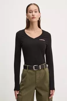 Рубашка Guess Jeans с длинными рукавами, черный