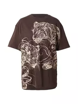 Рубашка GUESS PANTHERS, темно-коричневый