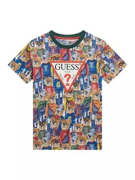 Рубашка GUESS, разноцветный