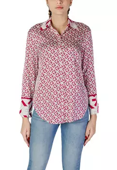 Рубашка Guess с принтом, розовый
