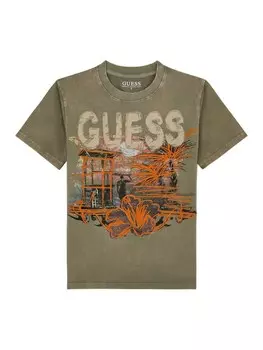 Рубашка GUESS, зеленый