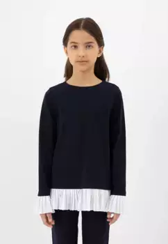 Рубашка Gulliver с длинными рукавами и плиссированным декором, синий