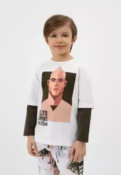 Рубашка Gulliver с длинными рукавами контрастного цвета, зеленый