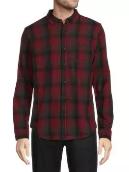 Рубашка Gumble с длинным рукавом в клетку Ezekiel, цвет Burgundy