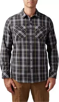 Рубашка Gunner Plaid Long Sleeve 5.11 Tactical, цвет Ox Blood Plaid