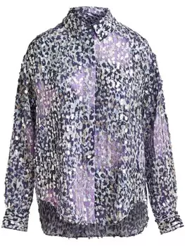 Рубашка Gunshot Essentiel Antwerp, фиолетовый