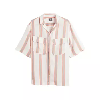 Рубашка H&amp;M Lyocell Resort, бежевый