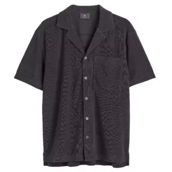 Рубашка H&amp;M Regular Fit Casual, темно-серый