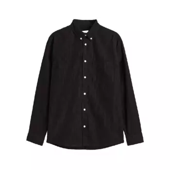 Рубашка H&amp;M Regular Fit Corduroy, черный