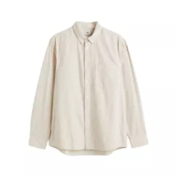 Рубашка H&amp;M Regular Fit Corduroy, кремовый