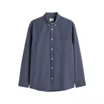 Рубашка H&amp;M Regular Fit Oxford, синий