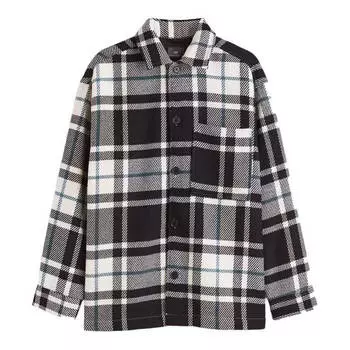 Рубашка H&M Relaxed Fit, черный