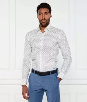 Рубашка h-hank-s-kent-c1-232 Slim fit Boss, белый