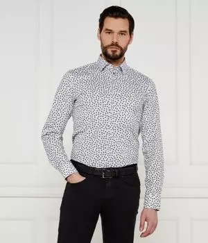 Рубашка h-hank-s-kent-c1-232 Slim fit Boss, белый