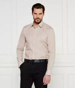 Рубашка h-hank-s-kent-c1-232 Slim fit Boss, желтый