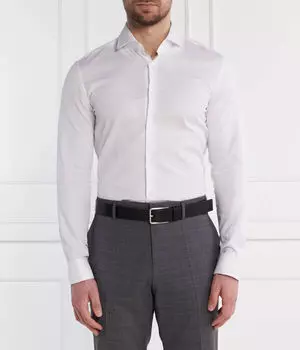 Рубашка h-hank Slim fit Boss, белый