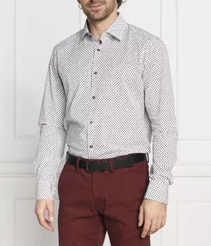 Рубашка h-joe-kent-c1 Regular fit Boss, белый
