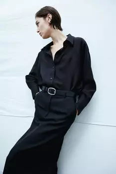 Рубашка H&M, черный