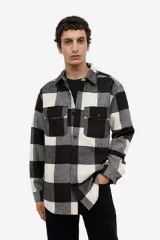 Рубашка H&M, черный