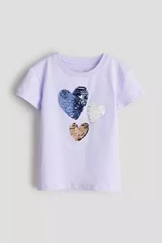 Рубашка H&M, фиолетовый