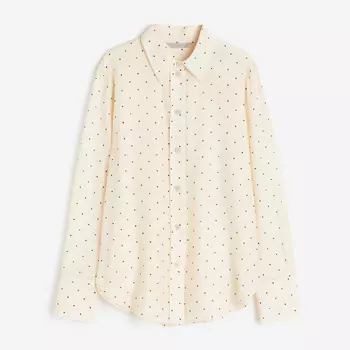 Рубашка H&M, кремовый