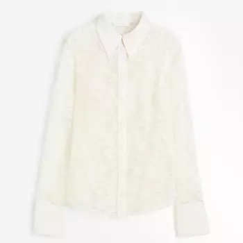 Рубашка H&M Lace, белый