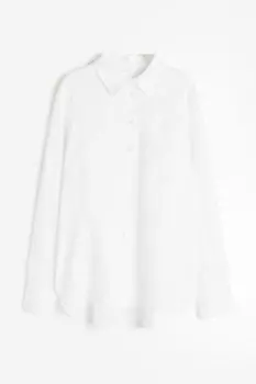 Рубашка H&M Linen, белый